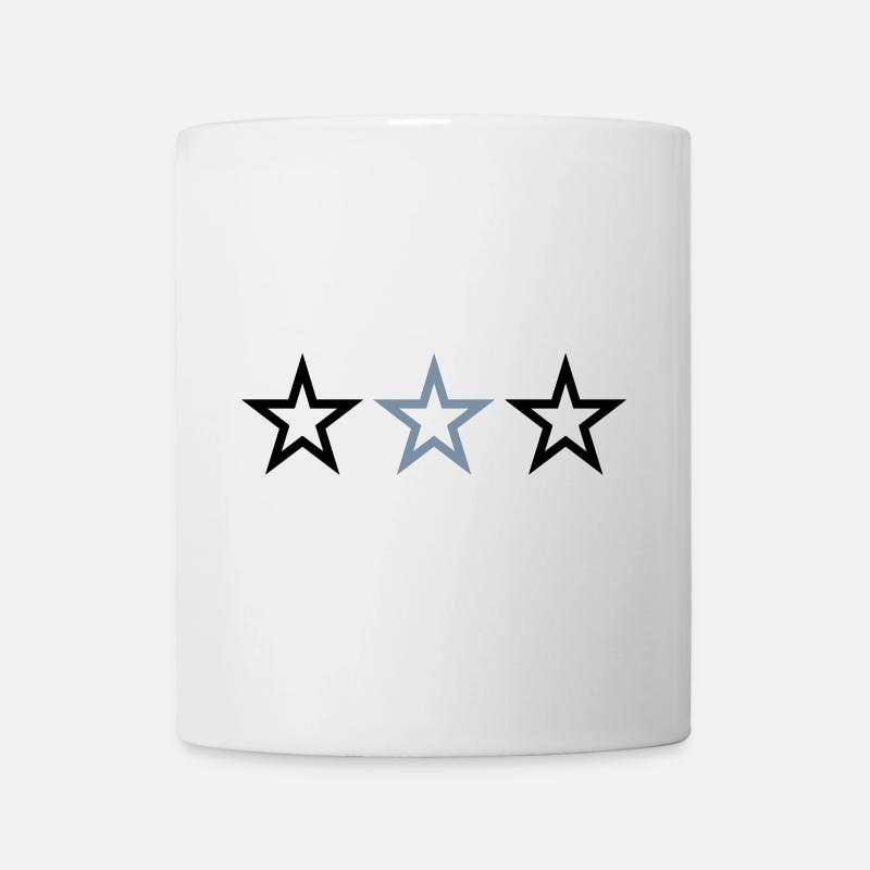 3 STERNE - Tasse - Weiß