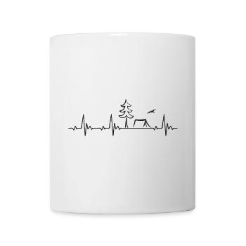 Camping Heartbeat - Mug - white - Front