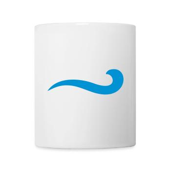 vague - Mug blanc - blanc - Devant
