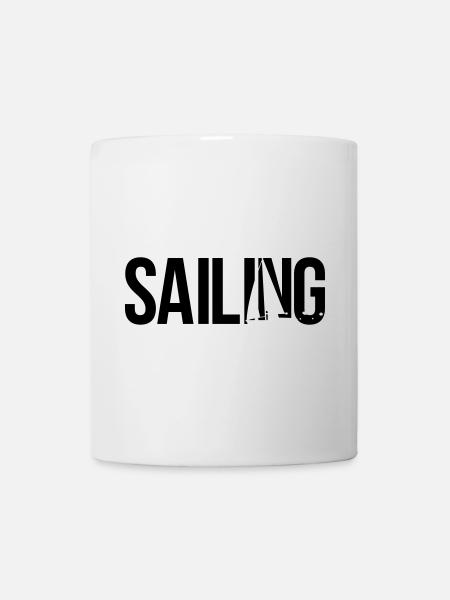 sailing segeln - Tasse - Weiß