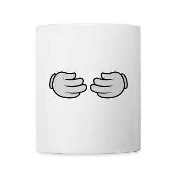 Push up Hands - Mug - white - Front