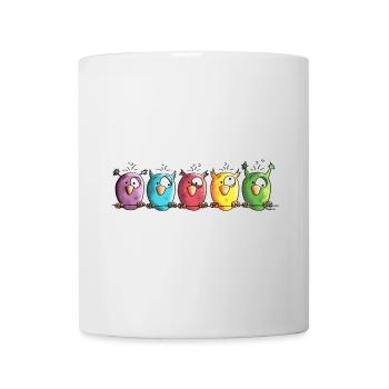 Funny Owls - Eule - Vogel - Tasse - Weiß - Vorne