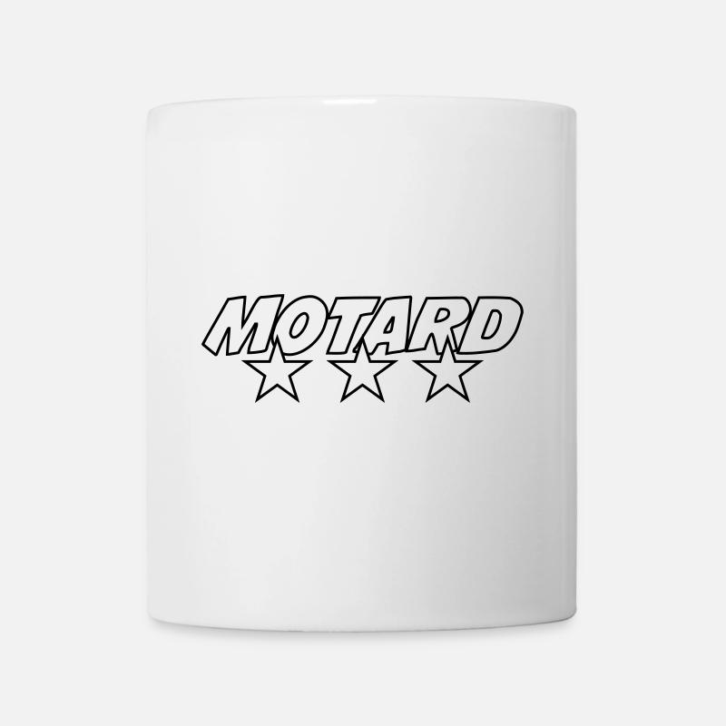 Motard - Mug blanc - blanc