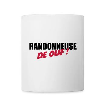 Randonneuse de ouf ! - Mug blanc - blanc - Devant