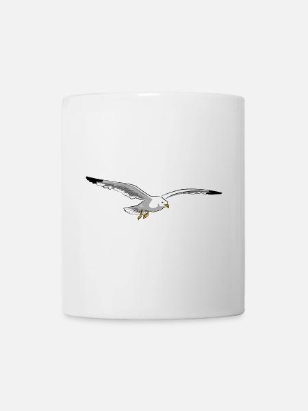 mouette - Mug blanc - blanc