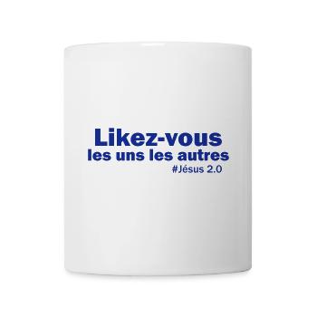 Likez-vous - Mug blanc - blanc - Devant
