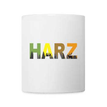 Résine en couleur - Mug blanc - blanc - Devant