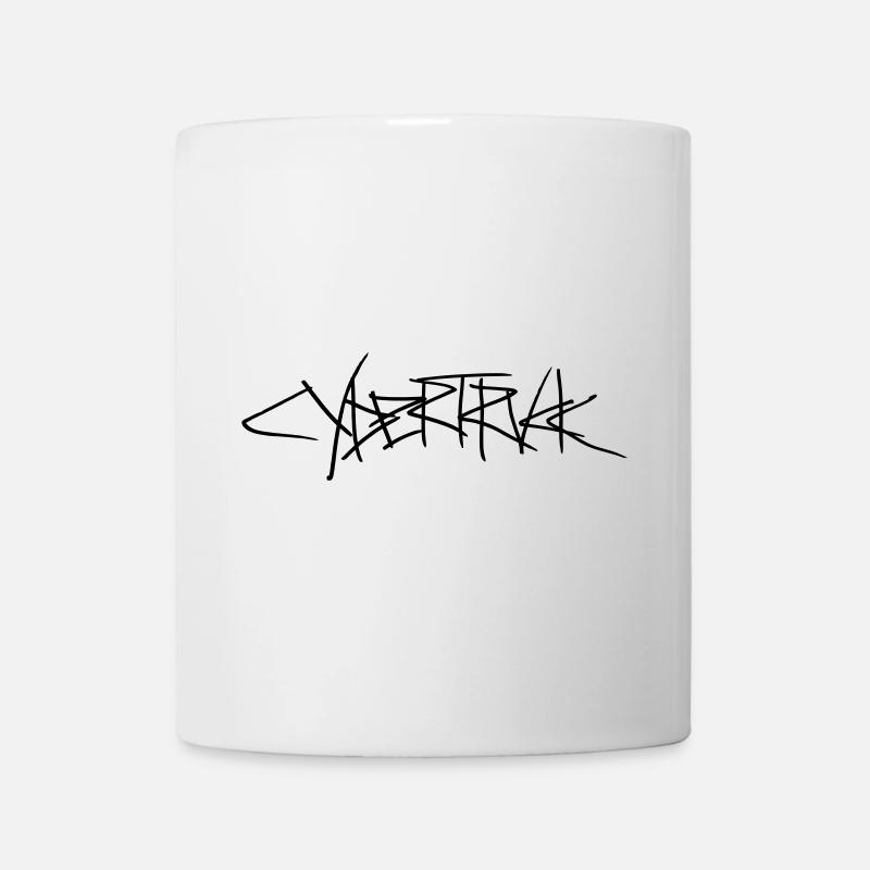 cybertruck schriftzug - Tasse - Weiß