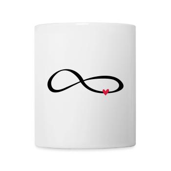 Infinity sign symbol gift love - Mug - white - Front