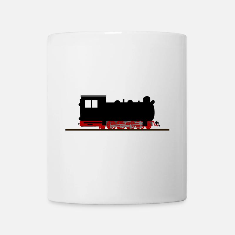 Dampflok Eisenbahn Schmalspurbahn Nostalgie - Tasse - Weiß