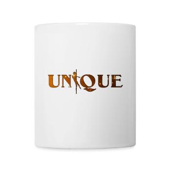 Goldene Silhouette Tanz-Umriss - Tasse - Weiß - Vorne