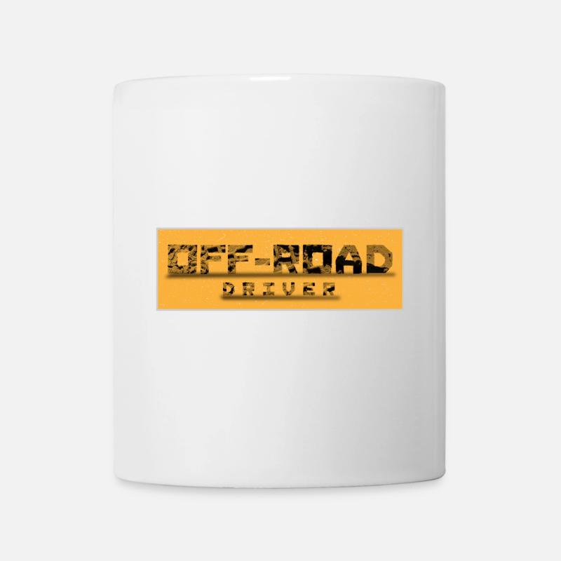 Offroad Fahrer Geländelook - Tasse - Weiß