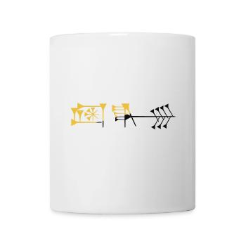 LIbertarian Sumerian Liberty word 2 - Mug - white - Front