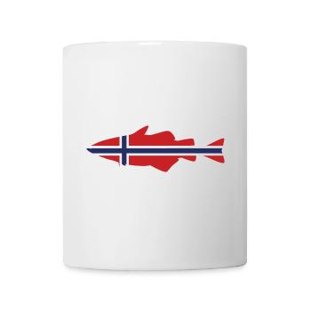 Pollack Norway for anglers who fish in the fjord - Mug - white - Front