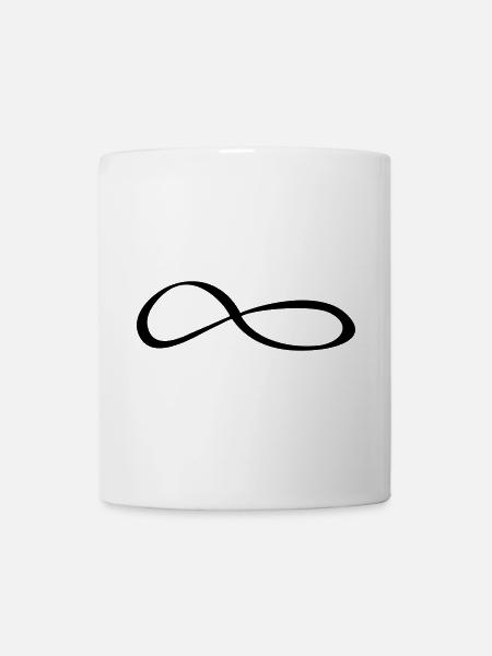 Infinity Sign Symbol - Mug - white