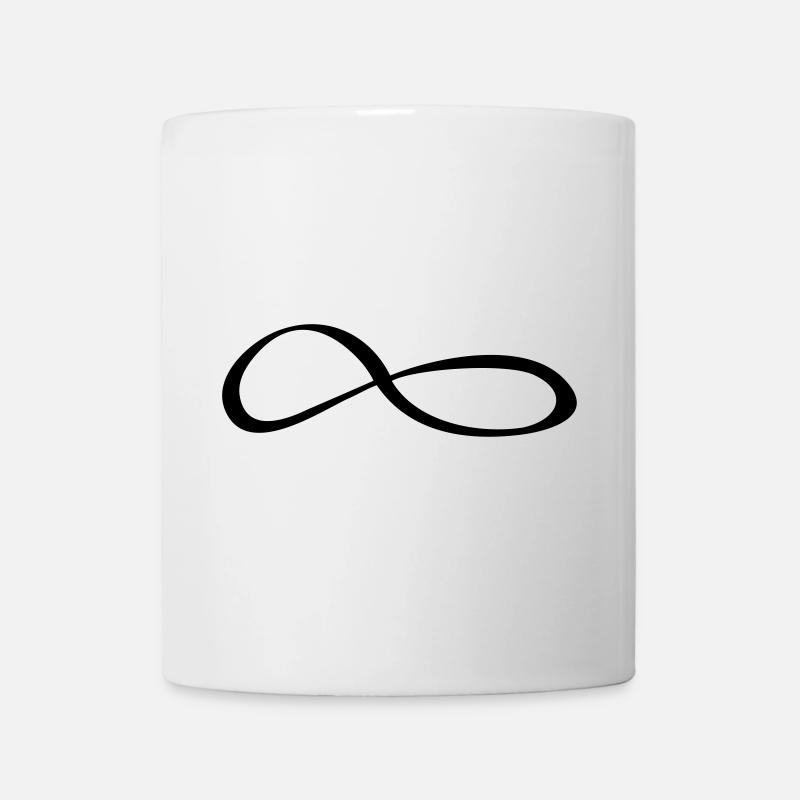 Unendlichkeitszeichen Symbol - Tasse - Weiß