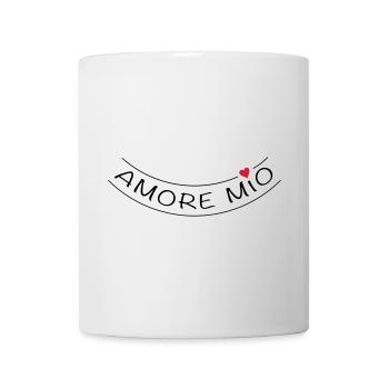 Amore mio | Vectorgraphic = Change Color ! *** - Tasse - Weiß - Vorne