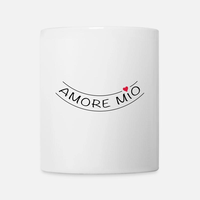 Amore mio | Vectorgraphic = Change Color ! *** - Tasse - Weiß