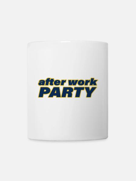 AFTER WORK PARTY - Tasse - Weiß