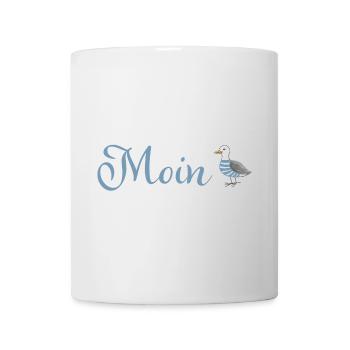 Moin Möwe - Tasse - Weiß - Vorne