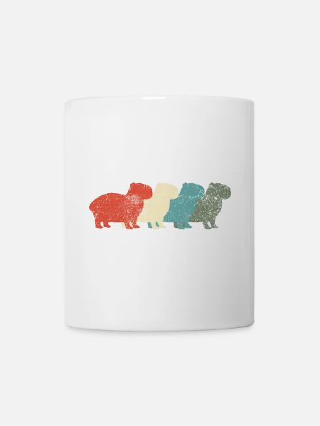 Capybara Retro Vintage - Mug - white