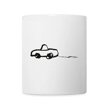Auto - Tasse - Weiß - Vorne