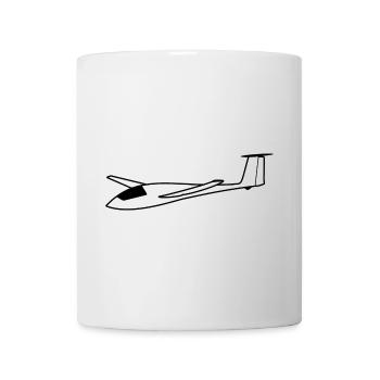 Planeur avion Glider - Mug blanc - blanc - Devant