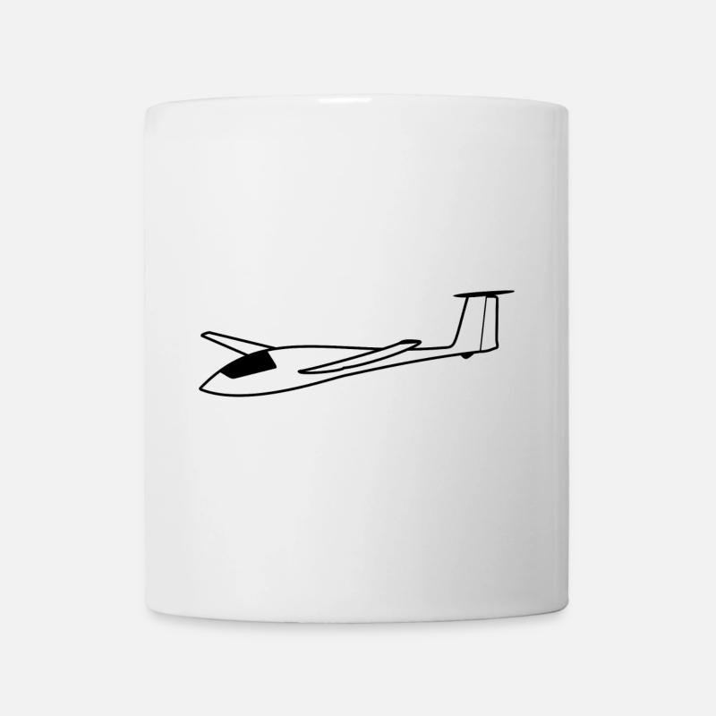 Planeur avion Glider - Mug blanc - blanc