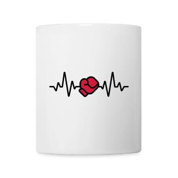 Boxe - Mug blanc - blanc - Devant