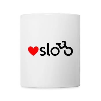 Oslo Fahrrad-Liebesaufkleber (schwarz) - Tasse - Weiß - Vorne