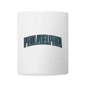 Philadelphia Arc Typo - Tasse - Weiß - Vorne