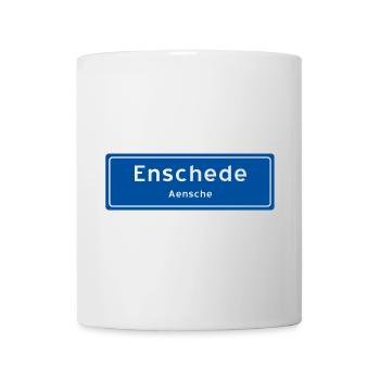 Enschede Stadtschild - Tasse - Weiß - Vorne