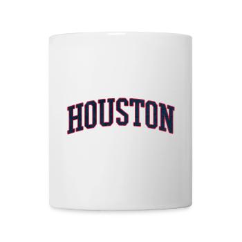 Houston Varsity Bow Lettering - Mug - white - Front