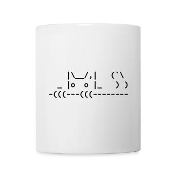 cute ascii cat - cute ascii cat - Mug - white - Front