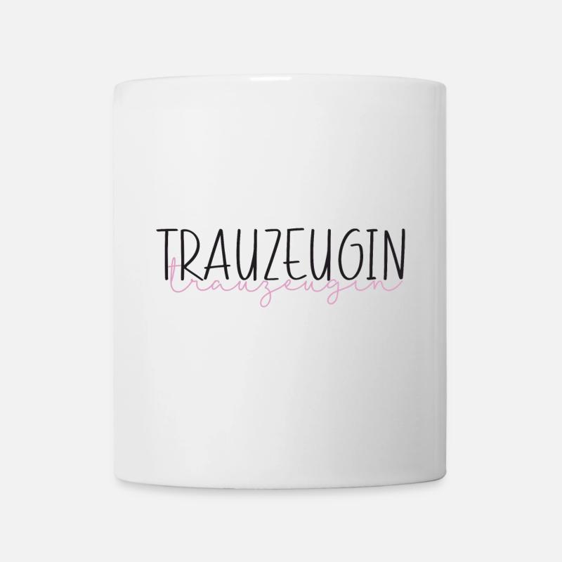 Trauzeugin Hochzeit Team Bride Freundin Geschenk - Tasse - Weiß