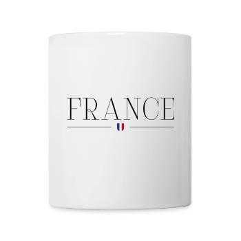 Ich liebe Frankreich Eleganz Stil Design Outfits - Tasse - Weiß - Vorne