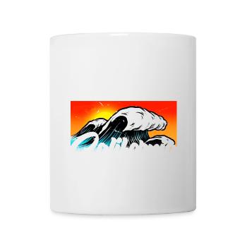 California Retro Surfer Wave Ocean vintage 70s - Mug - white - Front