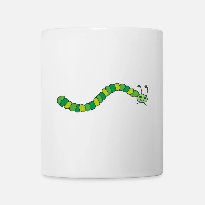 raupe - Tasse - Weiß