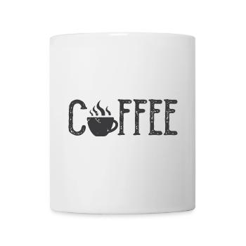 Coffee Cafe Kaffee Symbol Logo icon Illustration - Tasse - Weiß - Vorne