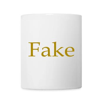 Faux, dire, humour, amusant, drôle, idée cadeau - Mug blanc - blanc - Devant