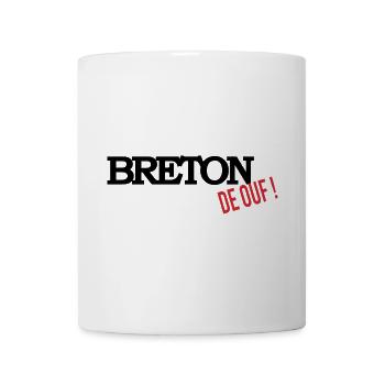 Breton de ouf - Mug blanc - blanc - Devant