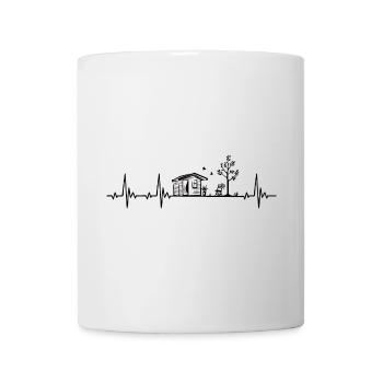 Allotment Leisure Garden Gardener Heartbeat - Mug - white - Front