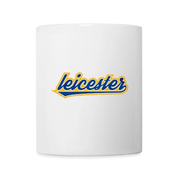 Leicester Script Swoosh on clothing - Mug - white - Front
