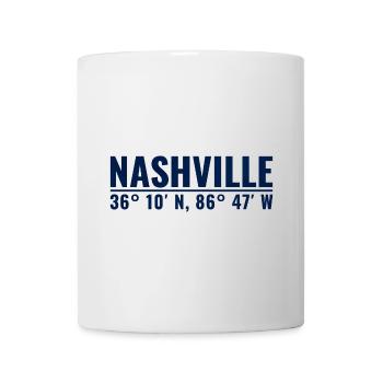 Nashville - Mug blanc - blanc - Devant
