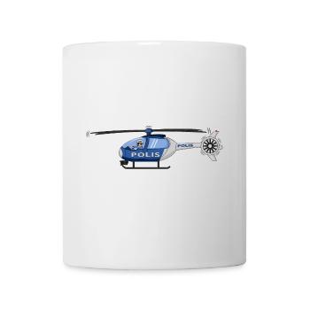 Polis Helicopter Police Helicopter - Mug - white - Front