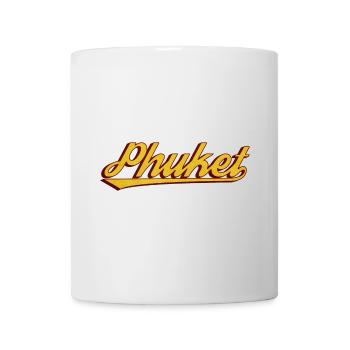 Phuket Retro Schriftzug - Tasse - Weiß - Vorne