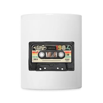 Vintage Cassette 1984 Retro Classic Birthday - Mug - white - Front
