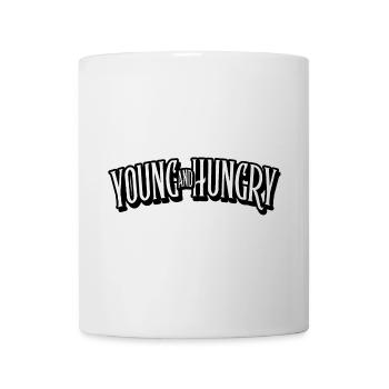 young and hungry - Tasse - Weiß - Vorne
