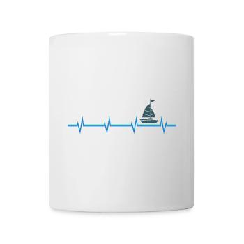 Segeln Segler Segelboot Katamaran Besitzer Skipper - Tasse - Weiß - Vorne