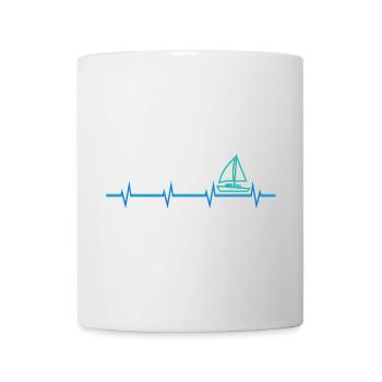 Segeln Segler Segelboot Katamaran Besitzer Skipper - Tasse - Weiß - Vorne
